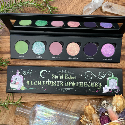 Alchemist's Apothecary pressed pigment palette